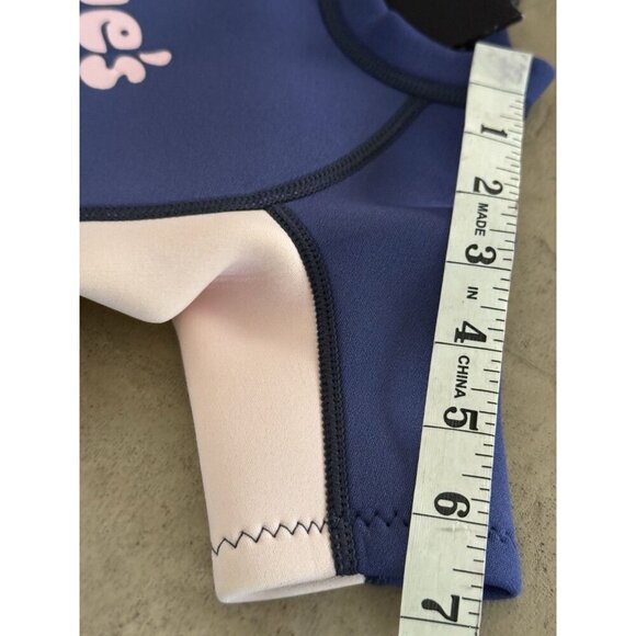 Dive & Sail Kids Shorty Wetsuit Sz S Pink Navy Neoprene “She’s So Lucky” Cactus - Picture 10 of 10